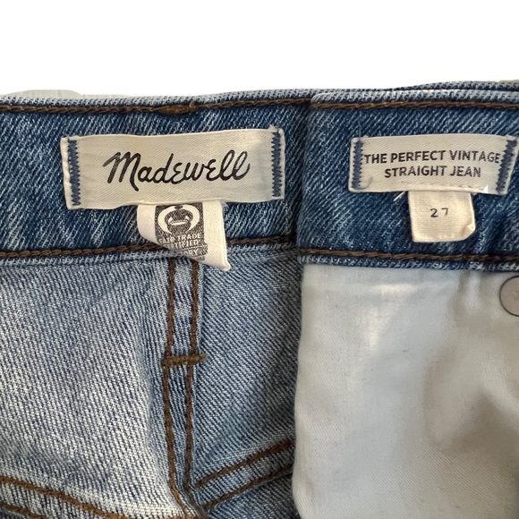 Madewell Perfect Vintage Straight Jeans - Picture 3 of 3